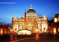 Šoping ture - Zapadni Mediteran - Hoteli: Bazilika Svetog Petra za vreme Božića